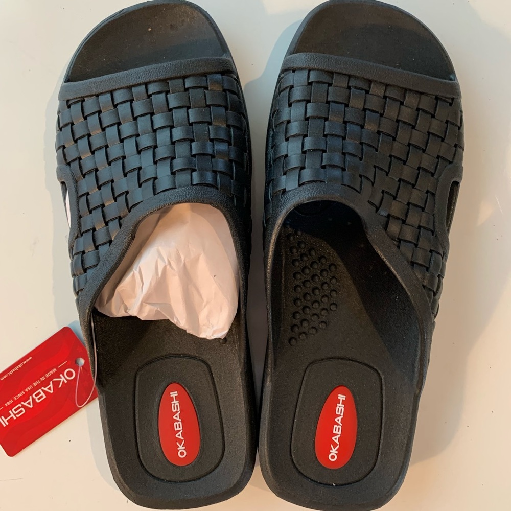 Okabashi Torino Men's Black Sandals